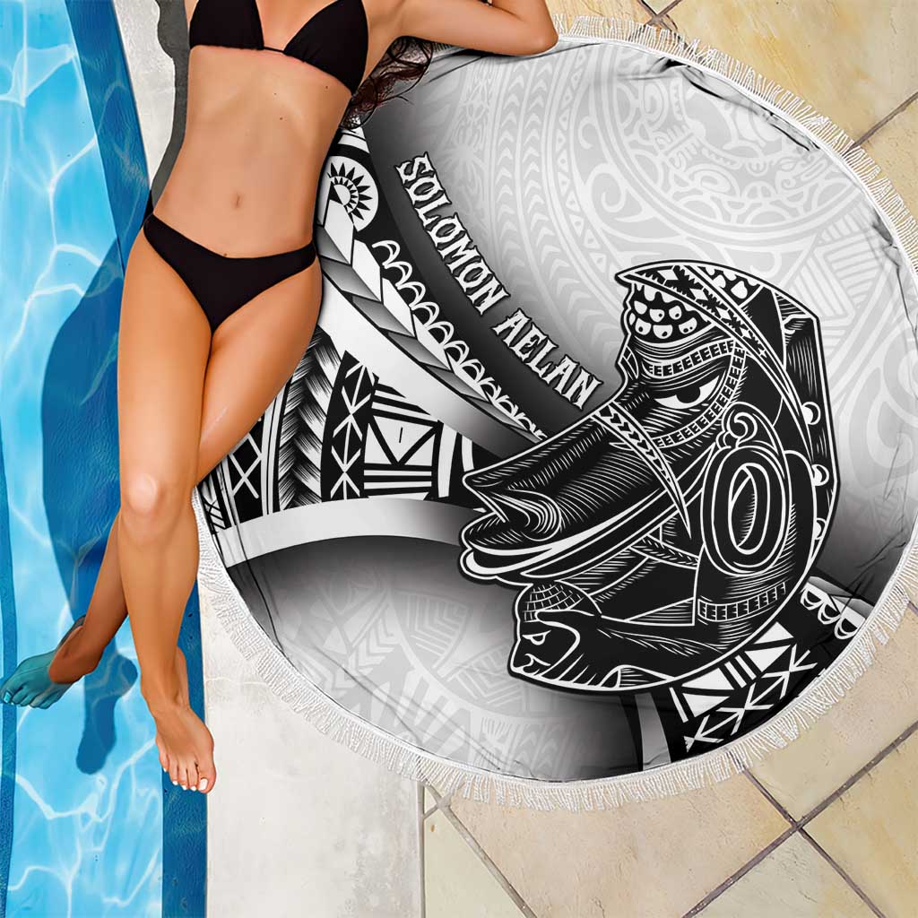 Solomon Islands Nguzunguzu Beach Blanket Polynesian Tribal Pattern