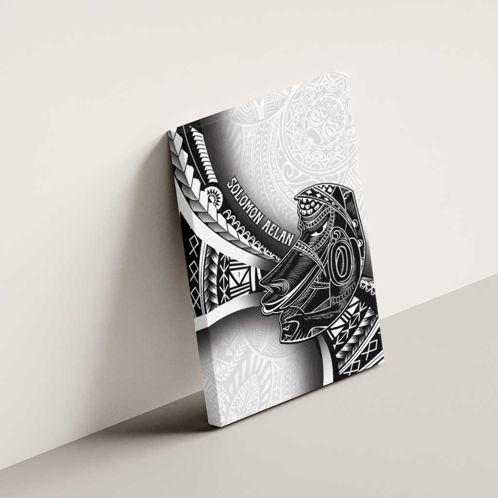 Solomon Islands Nguzunguzu Canvas Wall Art Polynesian Tribal Pattern
