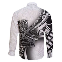 Solomon Islands Nguzunguzu Family Matching Mermaid Dress and Hawaiian Shirt Polynesian Tribal Pattern