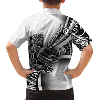 Solomon Islands Nguzunguzu Family Matching Tank Maxi Dress and Hawaiian Shirt Polynesian Tribal Pattern