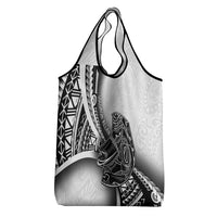 Solomon Islands Nguzunguzu Grocery Bag Polynesian Tribal Pattern