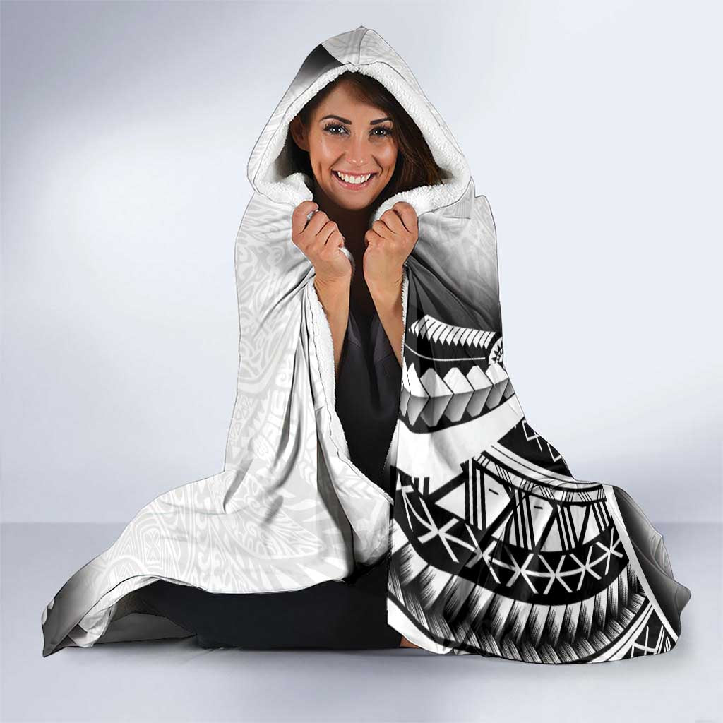 Solomon Islands Nguzunguzu Hooded Blanket Polynesian Tribal Pattern