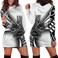 Solomon Islands Nguzunguzu Hoodie Dress Polynesian Tribal Pattern