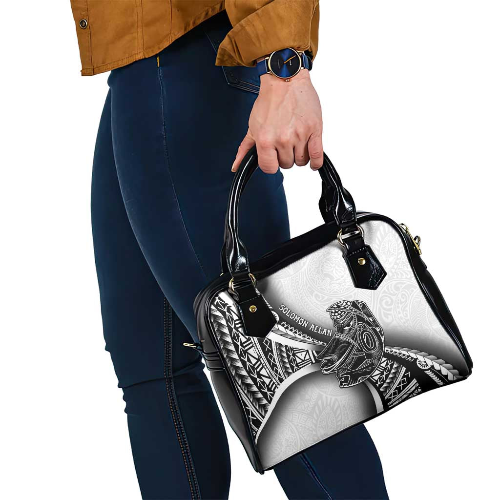 Solomon Islands Nguzunguzu Shoulder Handbag Polynesian Tribal Pattern