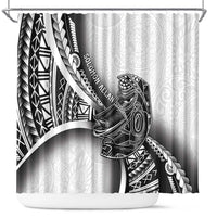 Solomon Islands Nguzunguzu Shower Curtain Polynesian Tribal Pattern