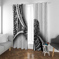 Solomon Islands Nguzunguzu Window Curtain Polynesian Tribal Pattern