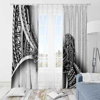 Solomon Islands Nguzunguzu Window Curtain Polynesian Tribal Pattern