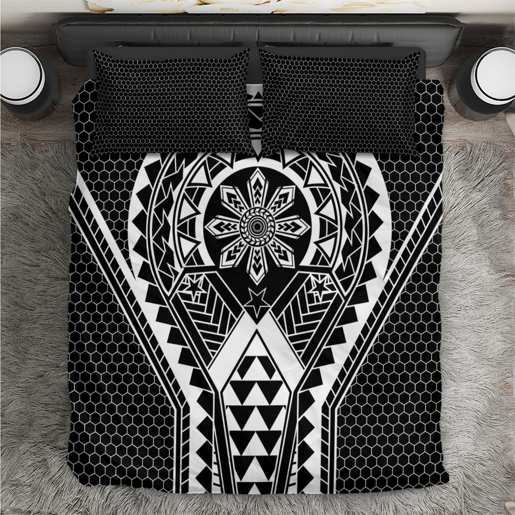 Philippines Batok Tribal Inspired Tattoo Black Bedding Set LT05 Black - Polynesian Pride