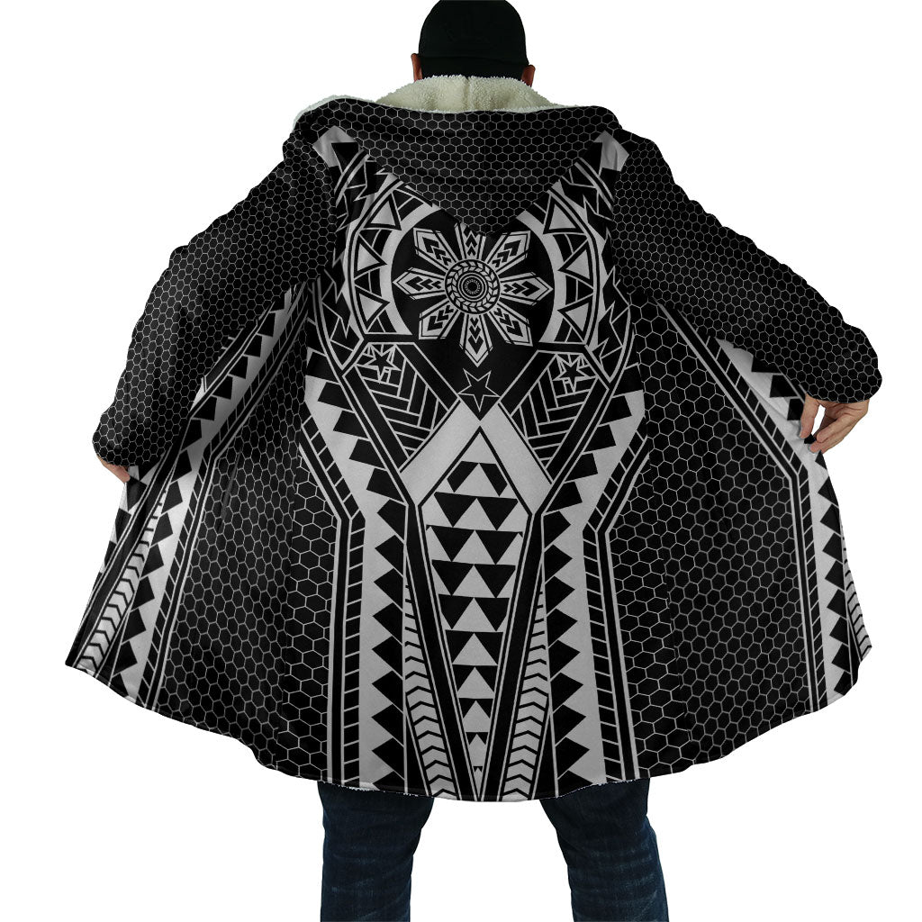 Philippines Batok Tribal Inspired Tattoo Black Cloak LT05 - Polynesian Pride