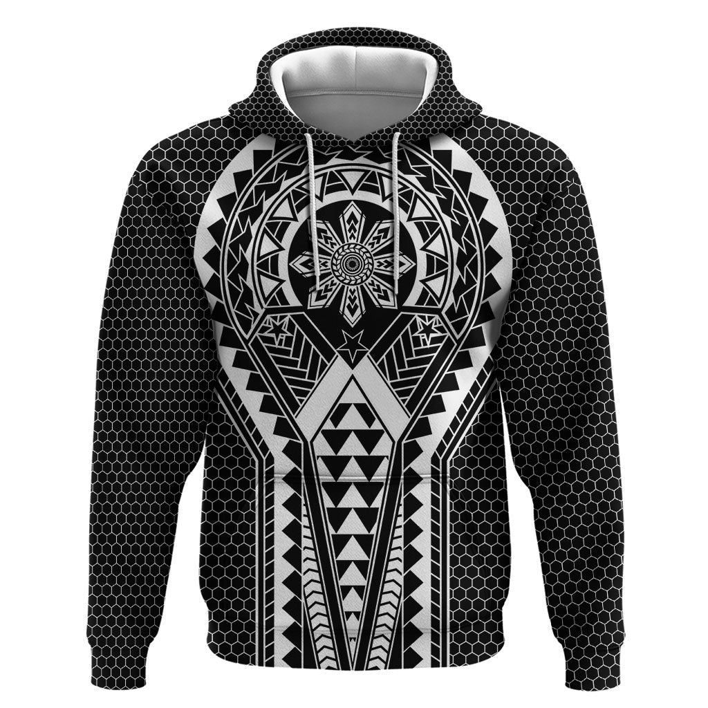 Philippines Batok Tribal Inspired Tattoo Black Hoodie LT05 Pullover Hoodie Black - Polynesian Pride