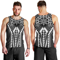Philippines Batok Tribal Inspired Tattoo Black Men Tank Top LT05 - Polynesian Pride