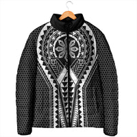 Philippines Batok Tribal Inspired Tattoo Black Padded Jacket LT05 - Polynesian Pride