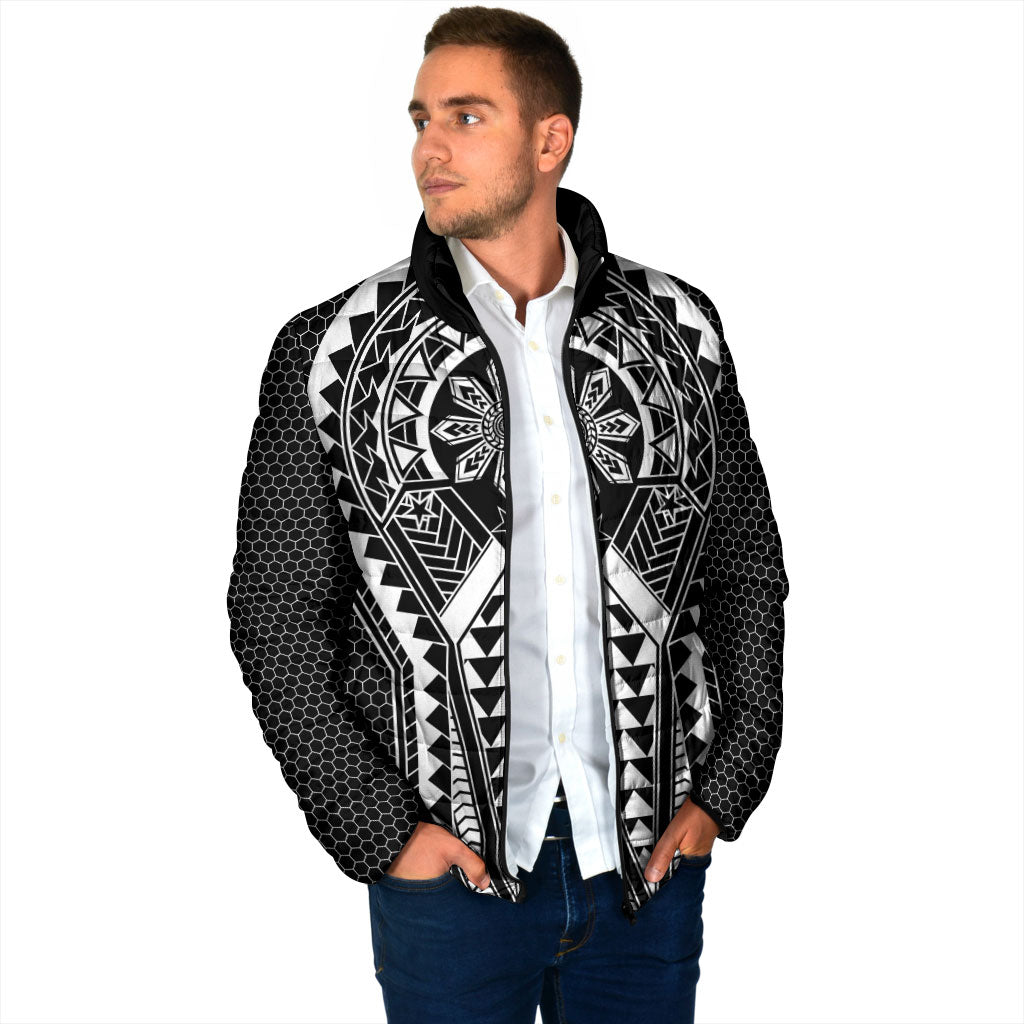 Philippines Batok Tribal Inspired Tattoo Black Padded Jacket LT05 - Polynesian Pride