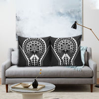 Philippines Batok Tribal Inspired Tattoo Black Pillow Cover LT05 - Polynesian Pride
