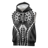 Philippines Batok Tribal Inspired Tattoo Black Sleeveless Hoodie LT05 Black - Polynesian Pride