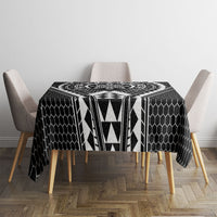Philippines Batok Tribal Inspired Tattoo Black Tablecloth LT05 - Polynesian Pride