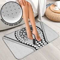 Philippines Batok Tribal Inspired Tattoo White Bathroom Set LT05 - Polynesian Pride