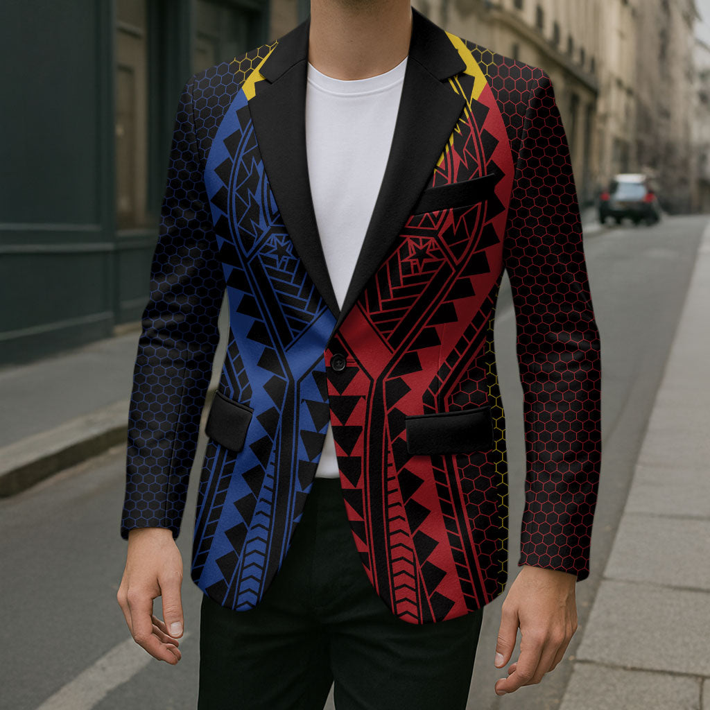 Philippines Batok Tribal Inspired Tattoo Blazer LT05 - Polynesian Pride