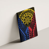 Philippines Batok Tribal Inspired Tattoo Canvas Wall Art LT05 - Polynesian Pride