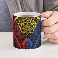 Philippines Batok Tribal Inspired Tattoo Ceramic Mug LT05 - Polynesian Pride