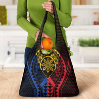 Philippines Batok Tribal Inspired Tattoo Grocery Bag LT05 - Polynesian Pride