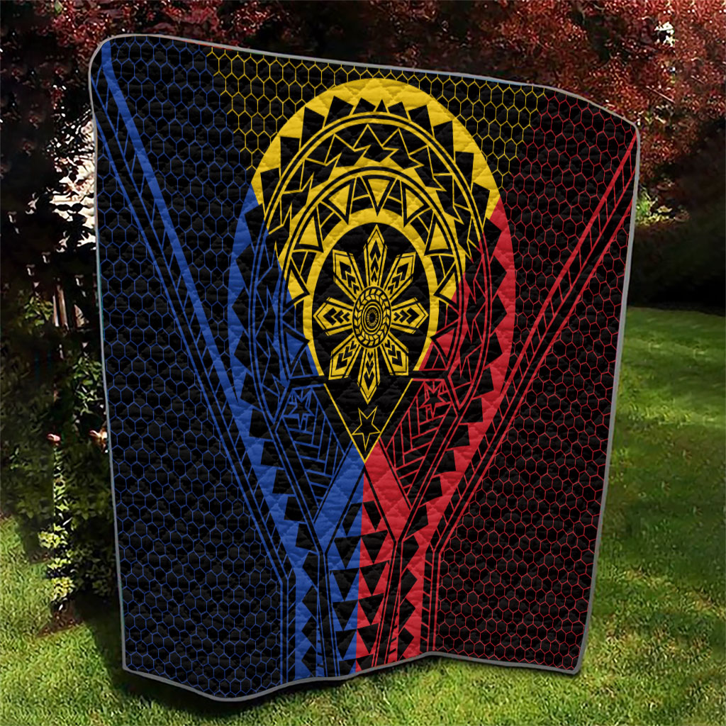 Philippines Batok Tribal Inspired Tattoo Quilt LT05 - Polynesian Pride