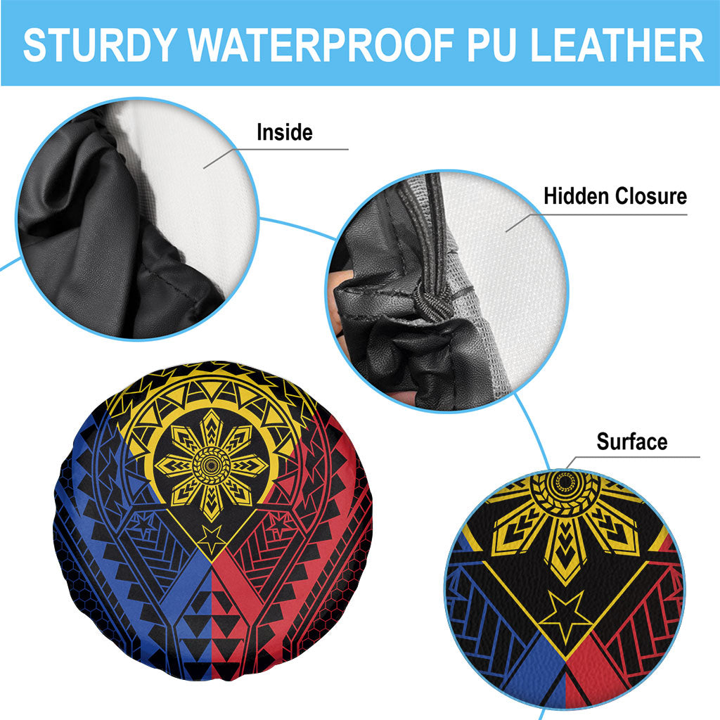 Philippines Batok Tribal Inspired Tattoo Spare Tire Cover LT05 - Polynesian Pride