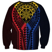 Philippines Batok Tribal Inspired Tattoo Sweatshirt LT05 - Polynesian Pride