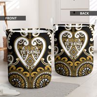 Aotearoa Ngai Te Rangi Laundry Basket Maori Tribal Pattern LT05 - Polynesian Pride