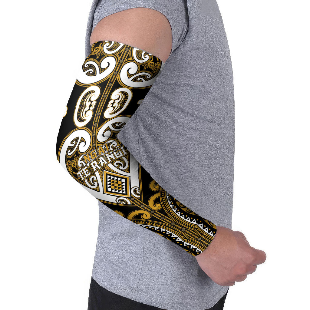 Custom Aotearoa Ngai Te Rangi Arm Sleeves Maori Tribal Pattern LT05 - Polynesian Pride