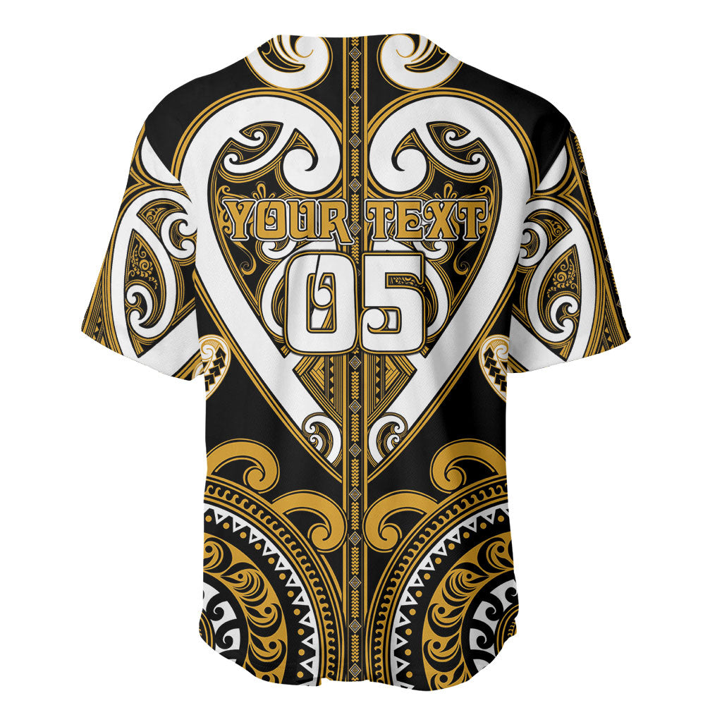 Custom Aotearoa Ngai Te Rangi Baseball Jersey Maori Tribal Pattern LT05 - Polynesian Pride