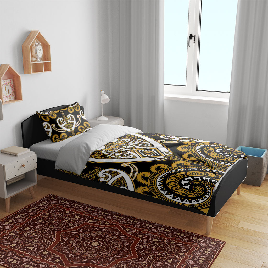 Aotearoa Ngai Te Rangi Bedding Set Maori Tribal Pattern LT05 - Polynesian Pride