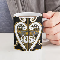 Custom Aotearoa Ngai Te Rangi Ceramic Mug Maori Tribal Pattern LT05 - Polynesian Pride