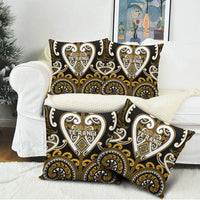Aotearoa Ngai Te Rangi Pillow Cover Maori Tribal Pattern LT05 - Polynesian Pride