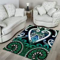 Aotearoa Ngati Ranginui Area Rug Maori Tribal Pattern LT05 - Polynesian Pride