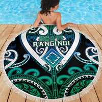 Aotearoa Ngati Ranginui Beach Blanket Maori Tribal Pattern LT05 - Polynesian Pride