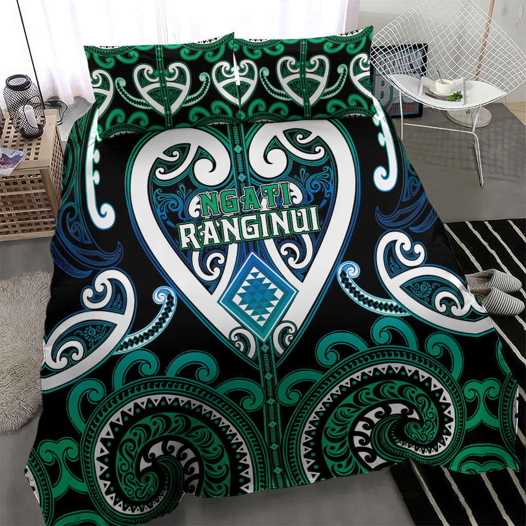 Aotearoa Ngati Ranginui Bedding Set Maori Tribal Pattern LT05 - Polynesian Pride
