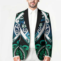 Custom Aotearoa Ngati Ranginui Blazer Maori Tribal Pattern LT05 - Polynesian Pride