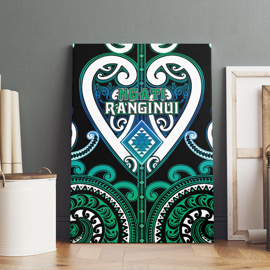 Aotearoa Ngati Ranginui Canvas Wall Art Maori Tribal Pattern LT05 - Polynesian Pride