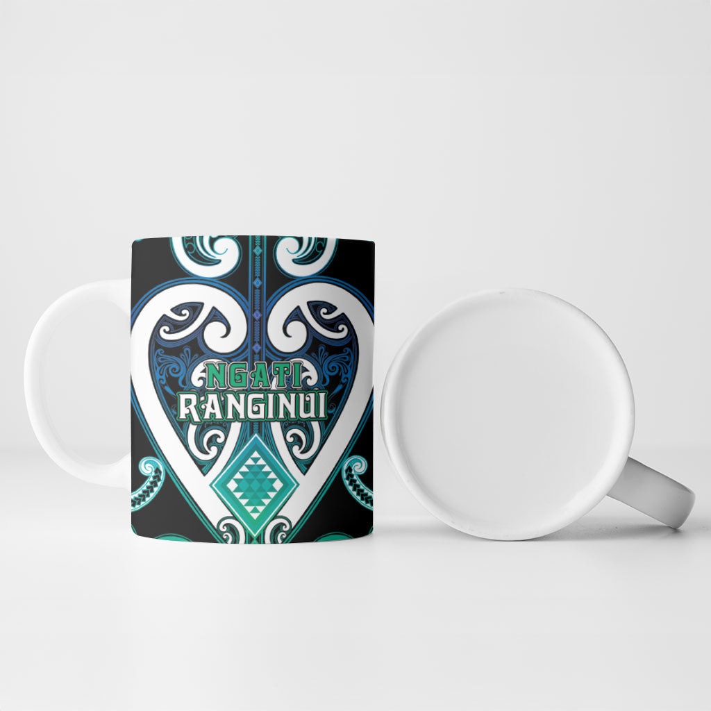 Custom Aotearoa Ngati Ranginui Ceramic Mug Maori Tribal Pattern LT05 - Polynesian Pride