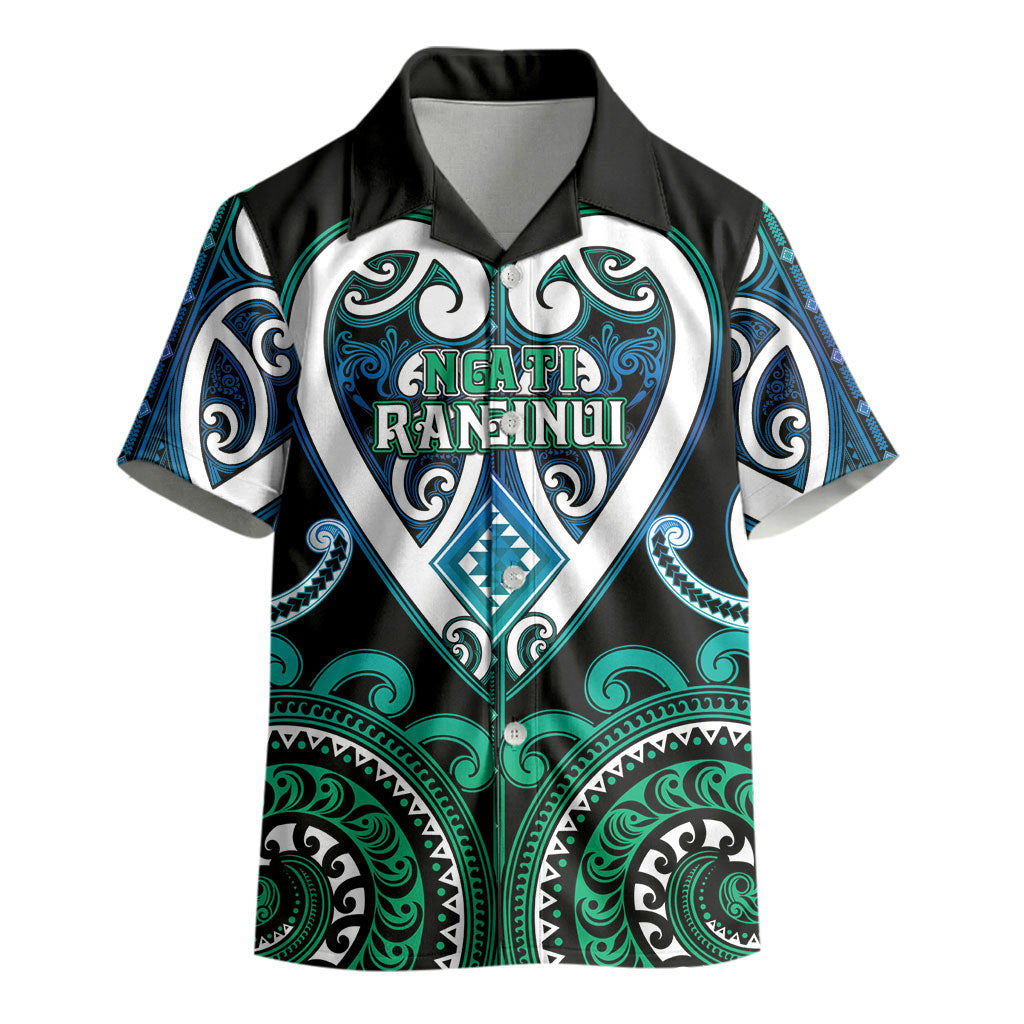 Custom Aotearoa Ngati Ranginui Kid Hawaiian Shirt Maori Tribal Pattern LT05 - Polynesian Pride