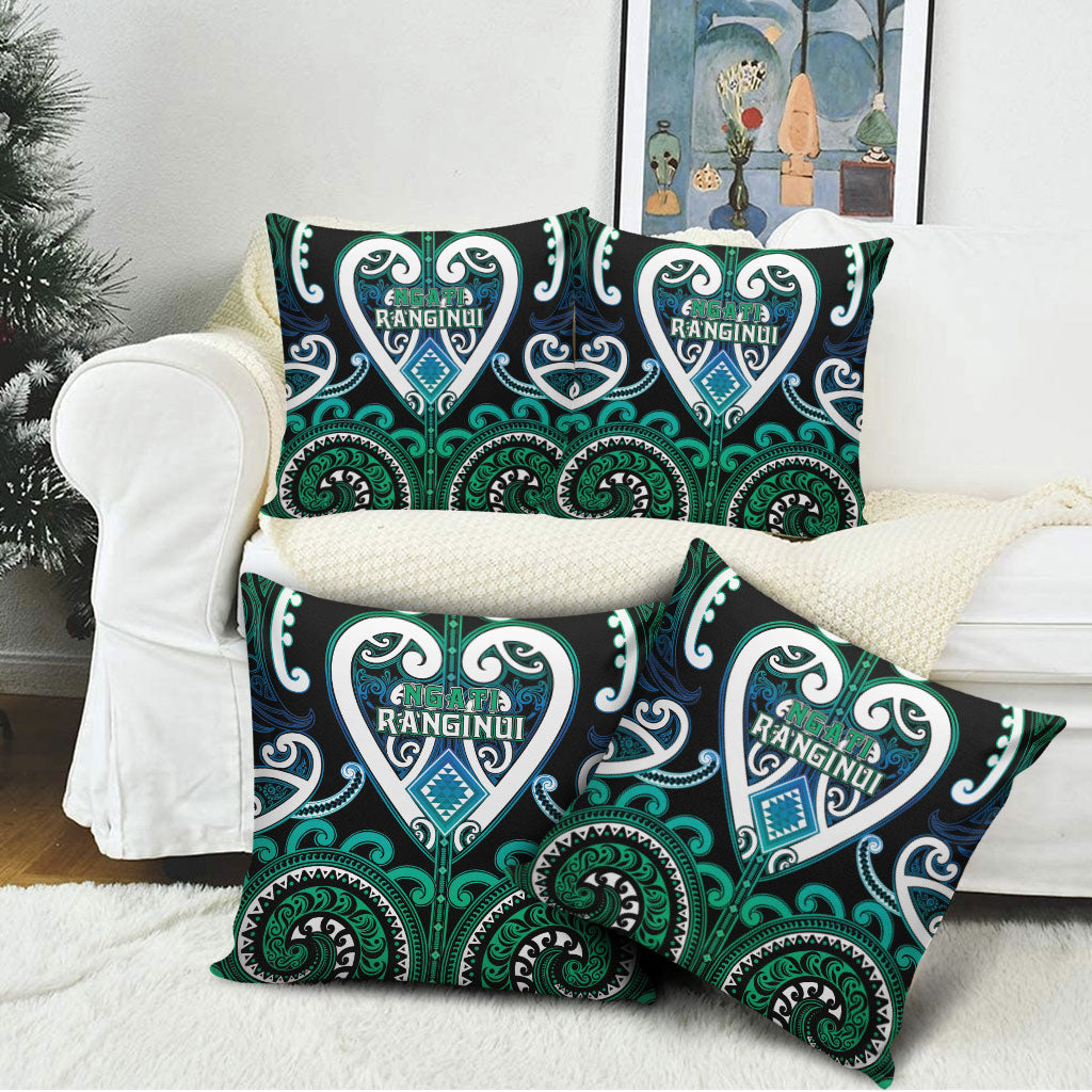 Aotearoa Ngati Ranginui Pillow Cover Maori Tribal Pattern LT05 - Polynesian Pride
