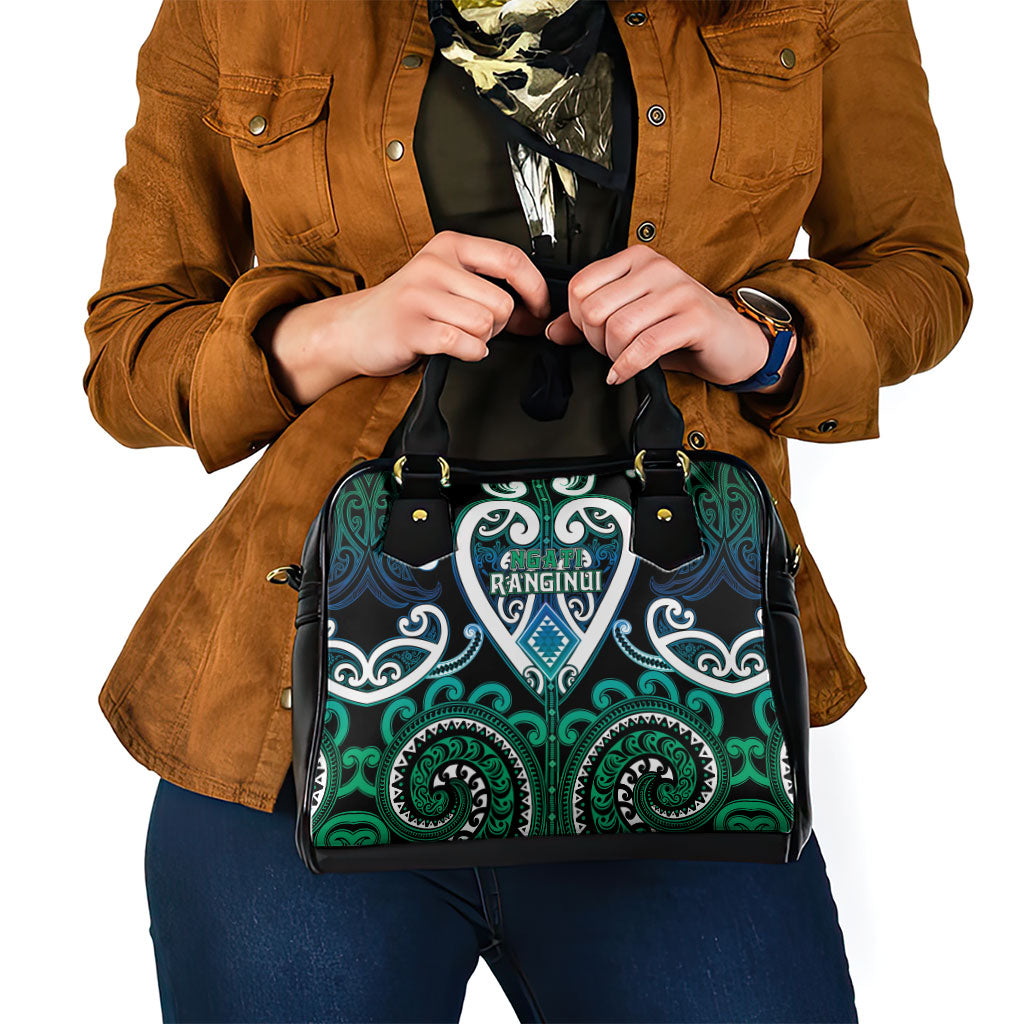 Aotearoa Ngati Ranginui Shoulder Handbag Maori Tribal Pattern LT05 - Polynesian Pride