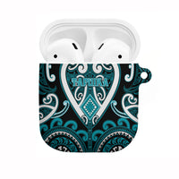 Aotearoa Tapuika AirPods Case Maori Tribal Pattern LT05 Teal - Polynesian Pride