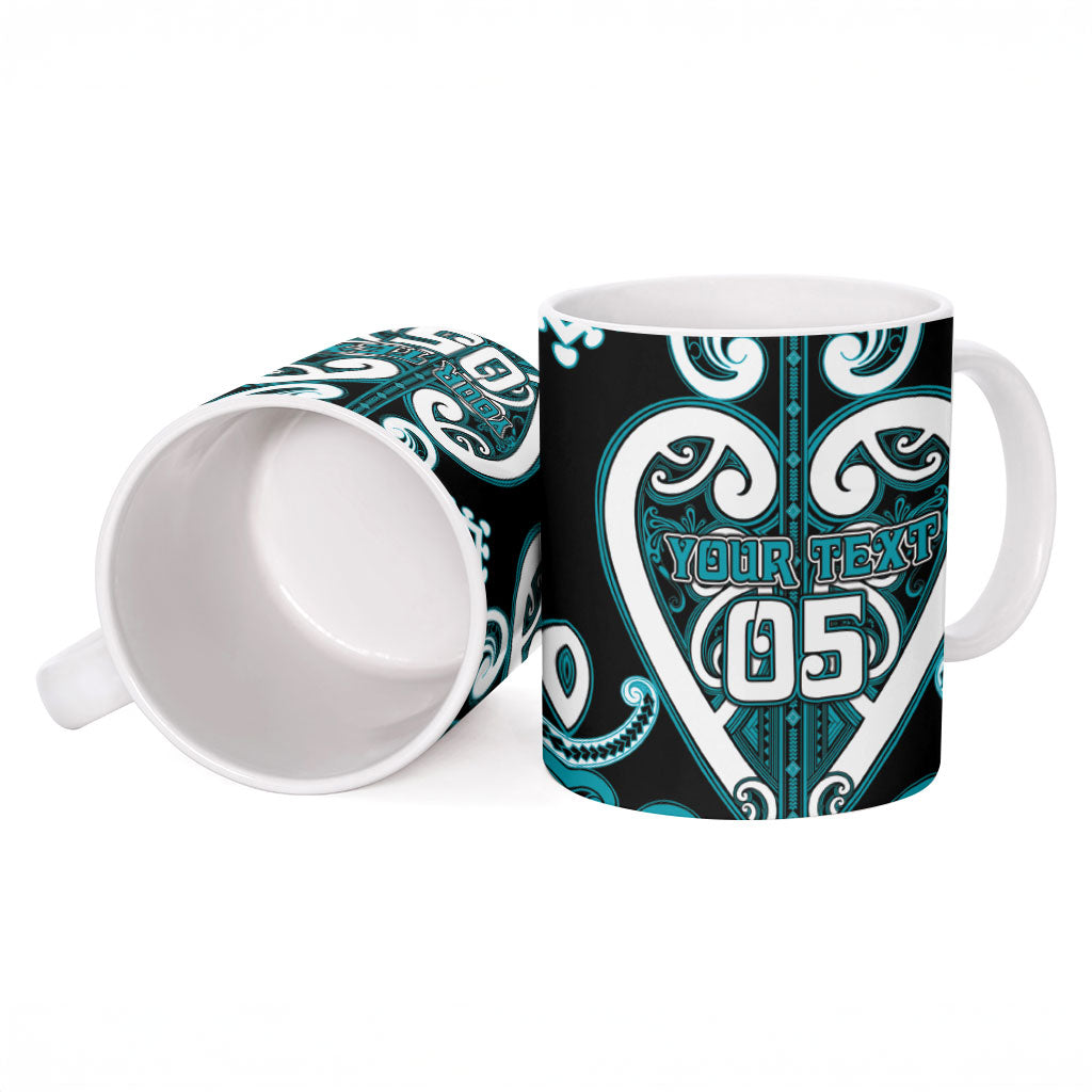 Custom Aotearoa Tapuika Ceramic Mug Maori Tribal Pattern LT05 - Polynesian Pride