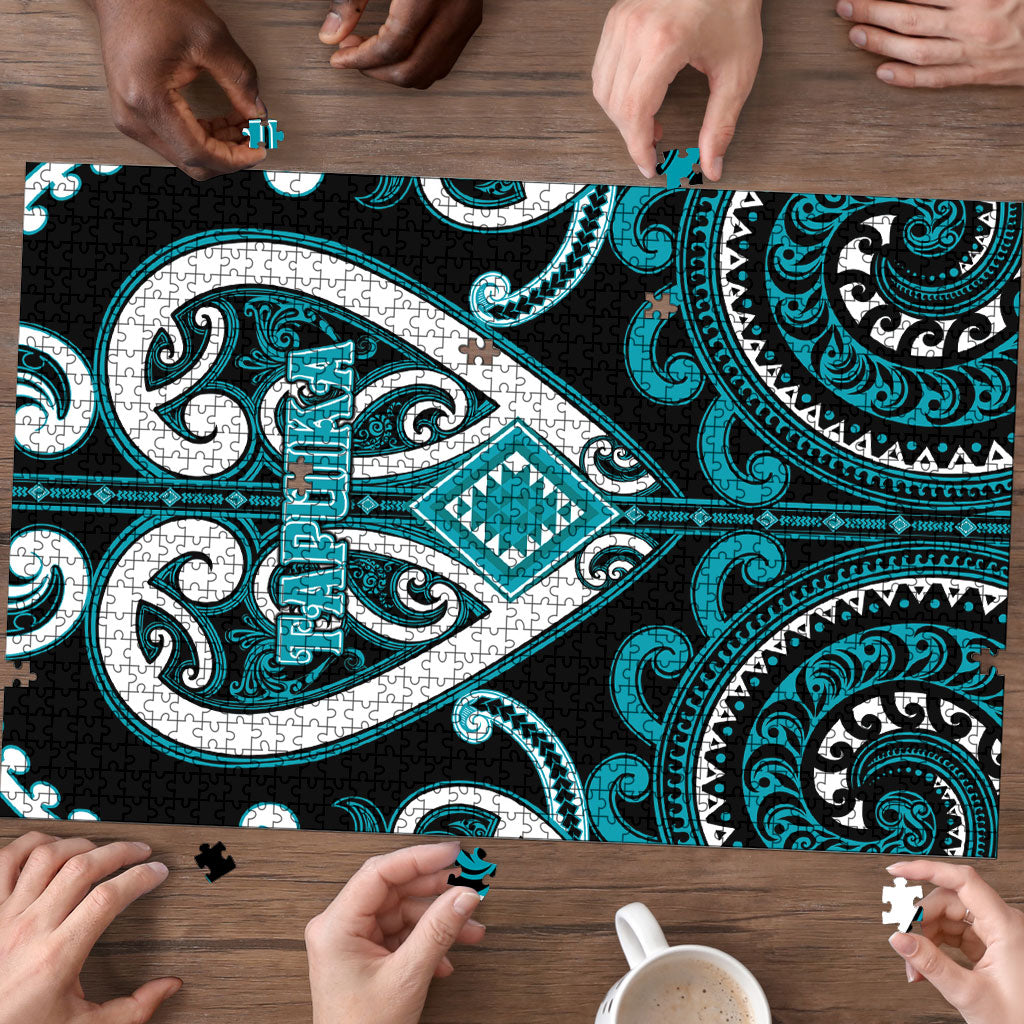 Aotearoa Tapuika Puzzle Maori Tribal Pattern LT05 - Polynesian Pride