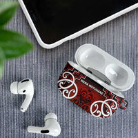 Aotearoa Mana Motuhake AirPods Case Poutama With Maori Pattern - Polynesian Pride