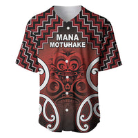 Personalised Aotearoa Mana Motuhake Baseball Jersey Poutama With Maori Pattern - Polynesian Pride