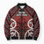 Personalised Aotearoa Mana Motuhake Bomber Puffer Jacket Poutama With Maori Pattern - Polynesian Pride