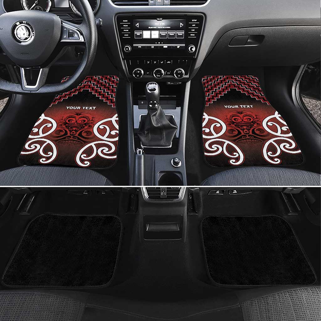 Aotearoa Mana Motuhake Car Mats Poutama With Maori Pattern - Polynesian Pride